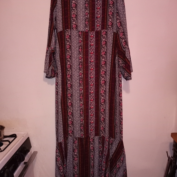 Dress Bohemian Chic Wrap Maxi Sheet One Size - Picture 7 of 8